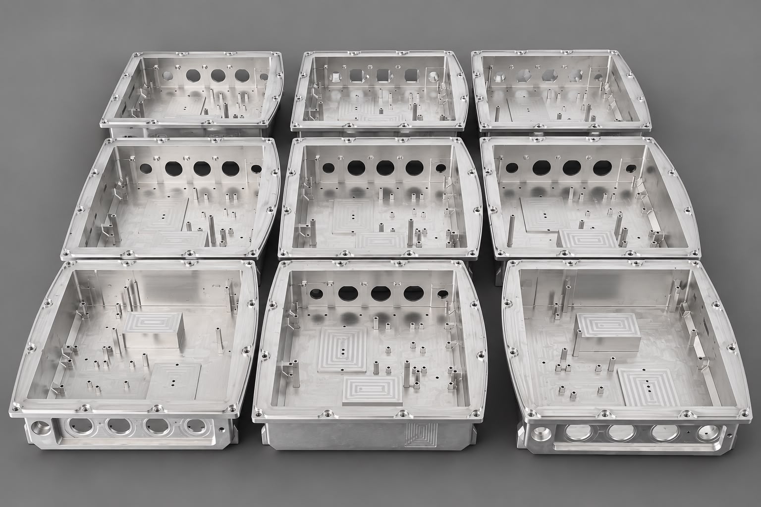 Close-up of machining operation in progress